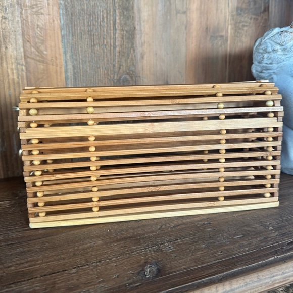 Cult Gaia Sylva Caged Bamboo Shoulder Bag - Picture 9 of 9